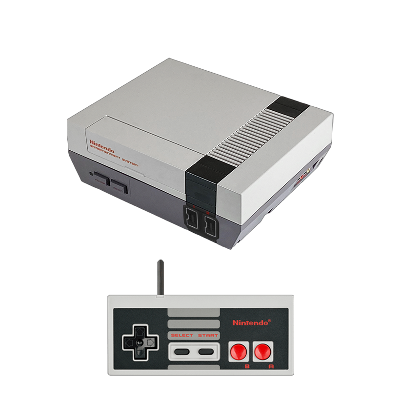 Набор Консоль Nintendo NES Classic Mini Europe Light Grey + 30 Встроенных Игр Б/У  + Геймпад Проводной - Retromagaz