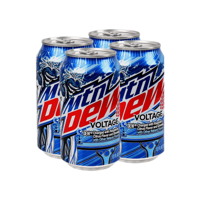 Набір Напій 4шт Mountain Dew Voltage 355ml - Retromagaz