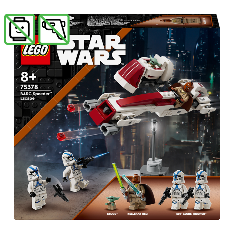 Конструктор Lego Без Фігурок Втеча на BARC Спідері Star Wars 75378 Новий - Retromagaz