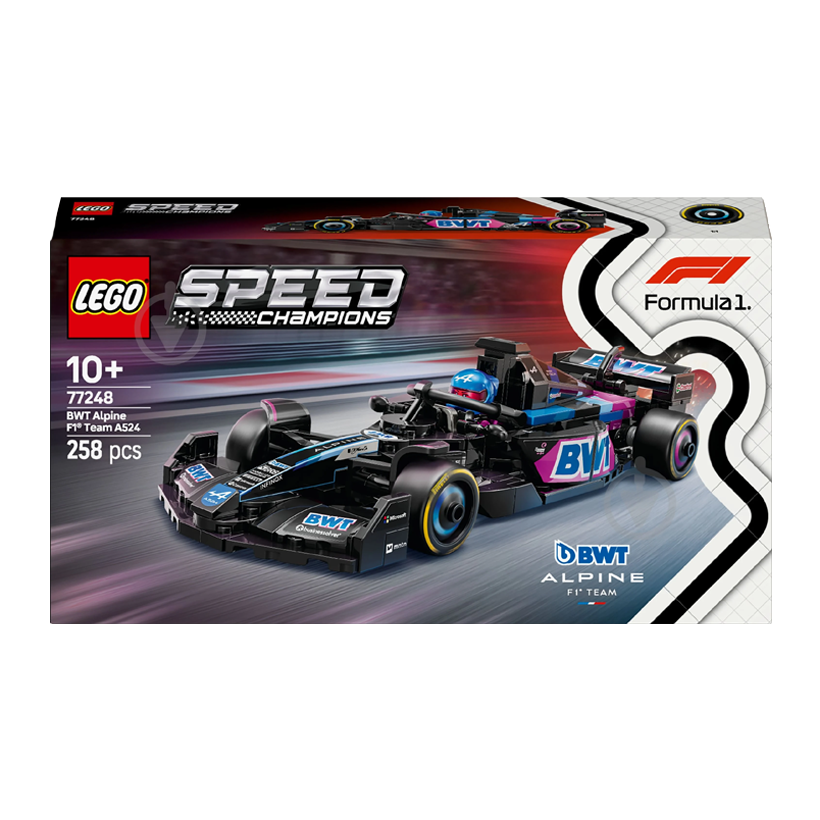 Конструктор Lego Автомобіль для Перегонів BWT Alpine F1 Team A524 Speed Champions 77248 Новий - Retromagaz