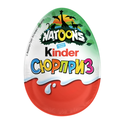 Шоколадне Яйце Kinder Surprise Natoons 20g - Retromagaz