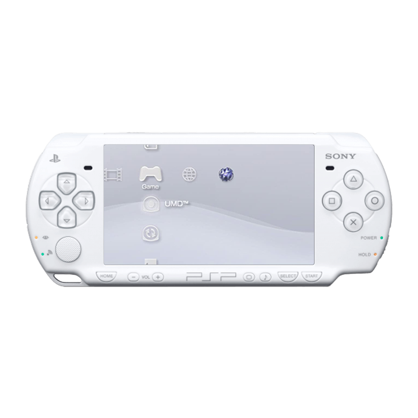 Консоль Sony PlayStation Portable Slim PSP-2ххх Модифікована 32GB White Б/У - Retromagaz