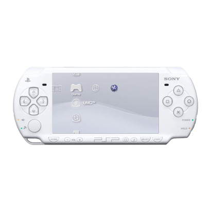 Консоль Sony PlayStation Portable Slim PSP-2ххх Модифицированная 32GB White + 5 Встроенных Игр Б/У - Retromagaz