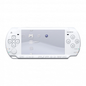 Консоль Sony PlayStation Portable Slim PSP-2ххх Модифікована 32GB White + 5 Вбудованих Ігор Б/У - Retromagaz