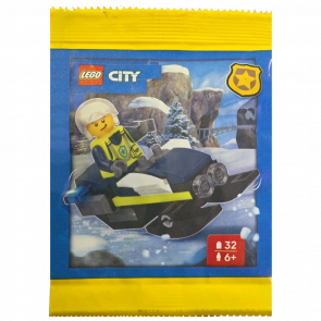 Конструктор Lego Police Officer with Snowmobile City L0002220 cty1967 Новый - Retromagaz
