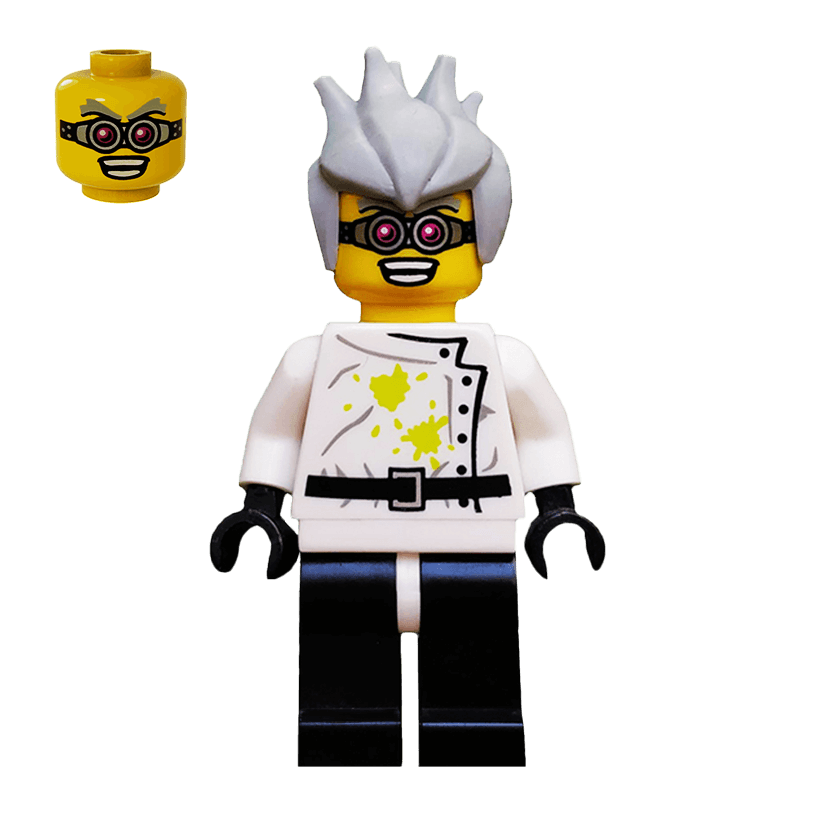 Фигурка Lego Series 4 Crazy Scientist Collectible Minifigures col064 Б/У - Retromagaz