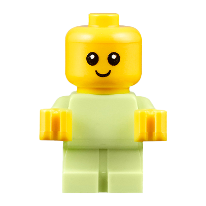 Фігурка Lego Інше Baby Yellowish Green Body City cty0918 60202 Б/У - Retromagaz