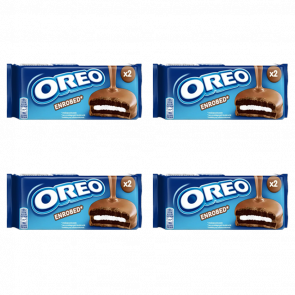 Набір Печиво 4шт Oreo Enrobed Milk Chocolate Молочний Шоколад 41g - Retromagaz