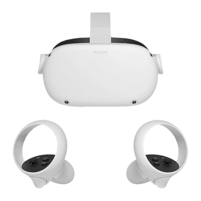 Окуляри Віртуальної Реальності Meta Quest 2 Oculus 128GB White Б/У - Retromagaz