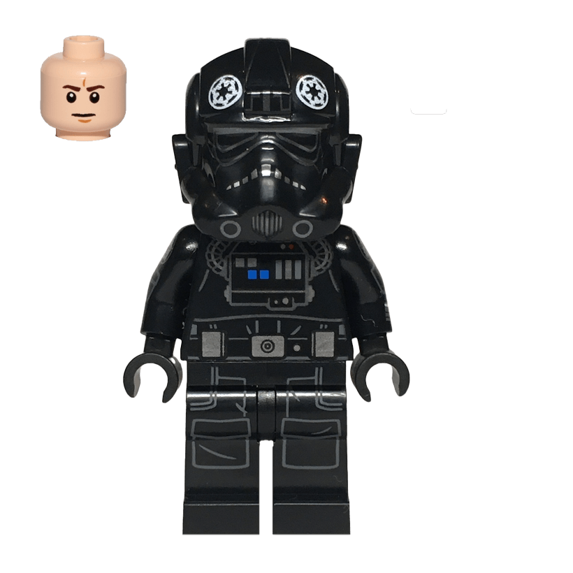 Фигурка Lego Империя TIE Fighter Interceptor Pilot Star Wars sw1331 75382 Б/У - Retromagaz
