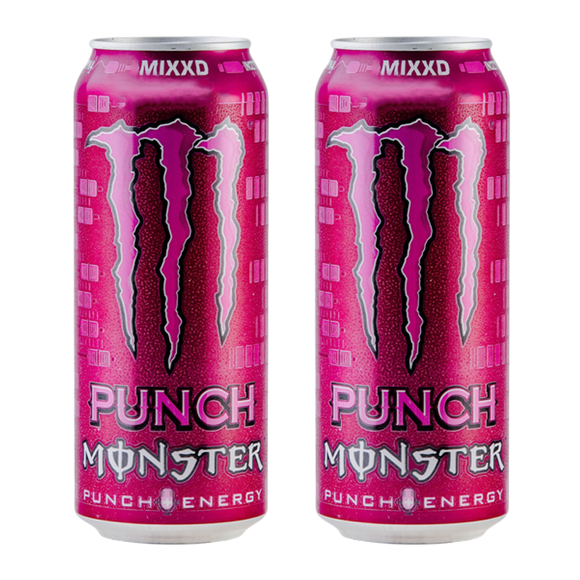 Набір Напій Енергетичний 2шт Monster Energy Punch Mixxd 500ml - Retromagaz