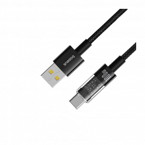 Кабель Baseus Gem Fast-Charging Data Cable Type-C 100W 2m Black (P10373002111-01) USB 3.0 - USB Type-C - Retromagaz