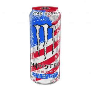 Напій Енергетичний Monster Energy Ultra Red White & Blue Razz 473ml - Retromagaz