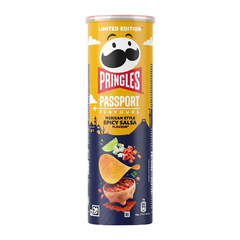Чипсы Pringles Passport Flavours Mexican Style Spicy Salsa 165g - Retromagaz