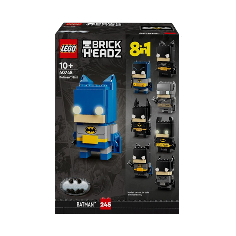 Конструктор Lego Brick Headz Бетмен 8 в 1 Super Heroes 40748 Новый - Retromagaz