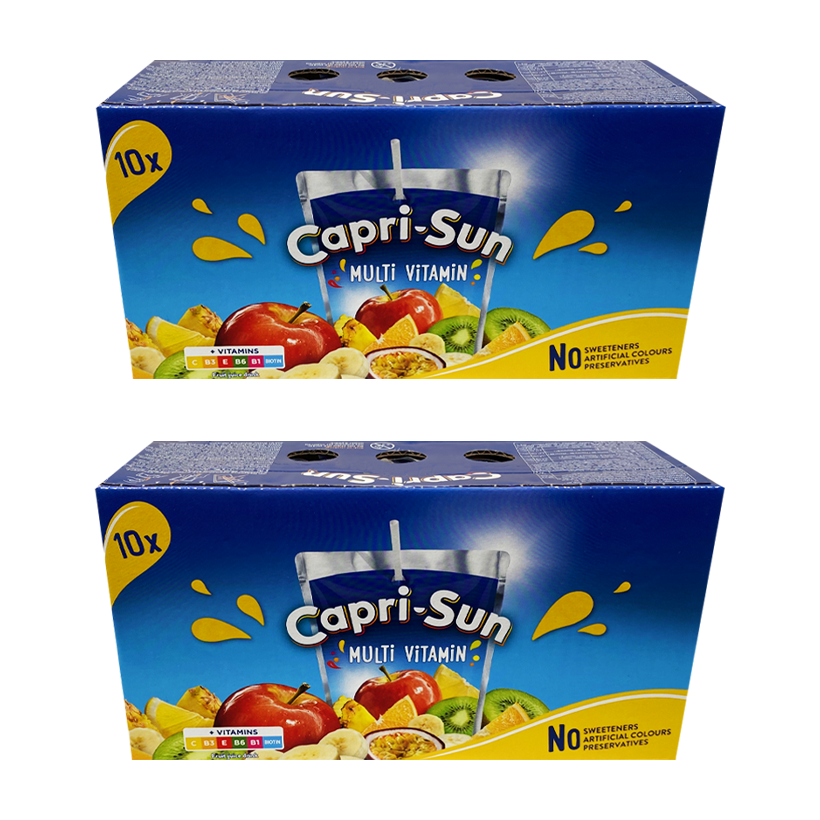 Набір Напій Соковий 20шт Capri-Sun Multivitamin 200ml - Retromagaz