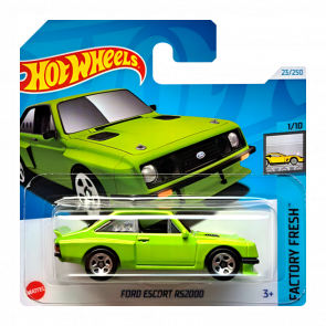 Машинка Базовая Hot Wheels Ford Escort RS2000 Factory Fresh 1:64 HTC48 Green