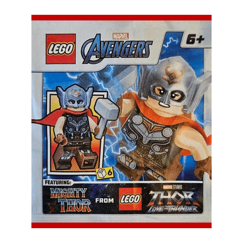 Конструктор Lego Фігурка Marvel Mighty Thor Paper Bag Super Heroes 242318 sh0815 Новый - Retromagaz