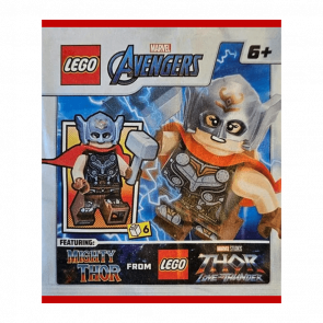 Конструктор Lego Фігурка Marvel Mighty Thor paper bag Super Heroes 242318 sh0815 Новий