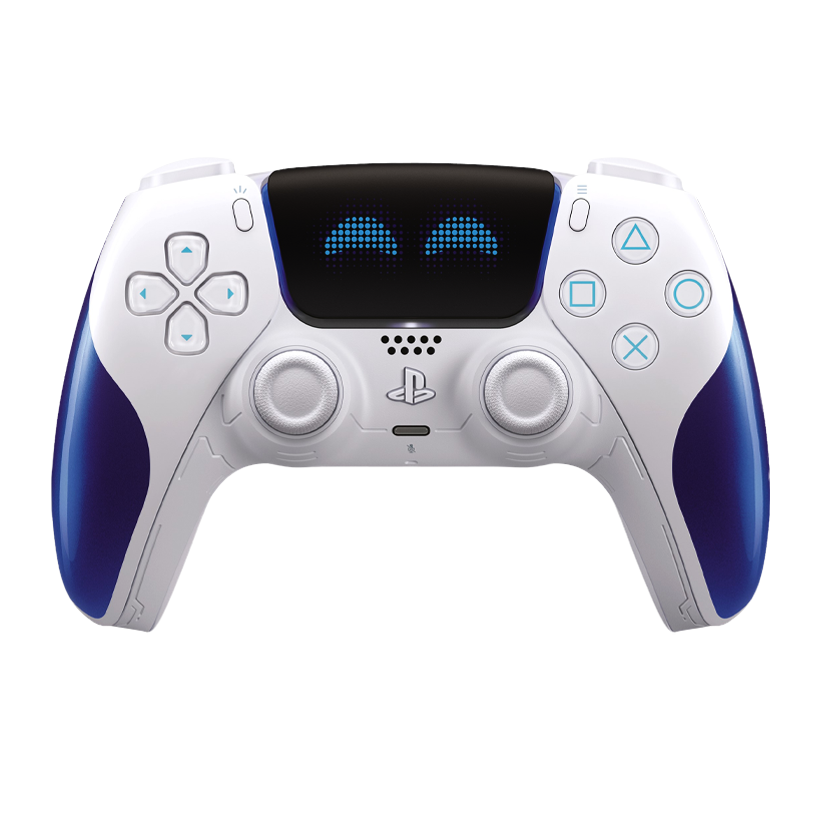 Геймпад Беспроводной Sony PlayStation 5 DualSense Astro Bot Joyful Limited Edition White Blue Новый - Retromagaz