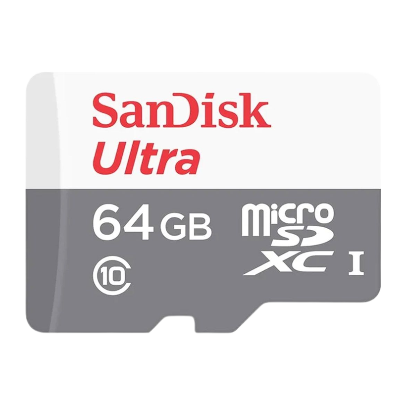 Карта Пам'яті SanDisk Ultra UHS-1 microSDXC + SD ADAPTER 64GB - Retromagaz