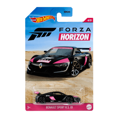 Тематична Машинка Hot Wheels Renault Sport R.S. 01 Forza Horizon 1:64 GRP36 Black - Retromagaz