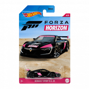 Тематическая Машинка Hot Wheels Renault Sport R.S. 01 Forza Horizon 1:64 GRP36 Black