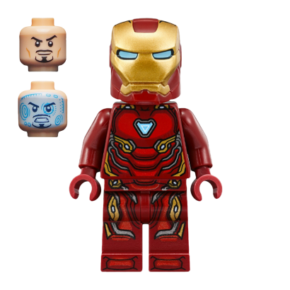 Фигурка Lego Super Heroes Marvel Iron Man Mark 50 Armor Small Helmet Visor sh496 Б/У - Retromagaz
