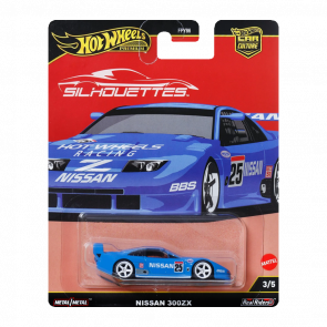 Машинка Premium Hot Wheels Nissan 300ZX Silhouettes 1:64 JBK61 Blue Машинка Premium Hot Wheels Nissan 300ZX Silhouettes 1:64 JBK61 Blue - Retromagaz