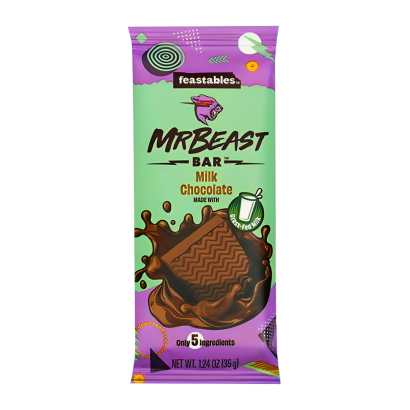 Шоколад Молочный MrBeast Молочный Feastables 60g - Retromagaz