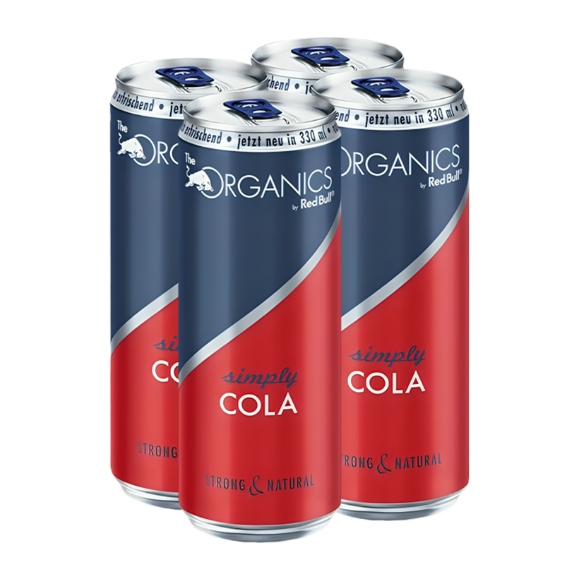 Набір Напій 4шт Red Bull Organics Simply Cola 330ml - Retromagaz