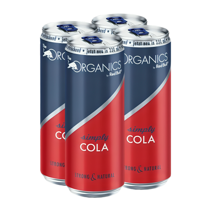 Набір Напій Енергетичний 4шт Red Bull Organics Simply Cola 330ml - Retromagaz