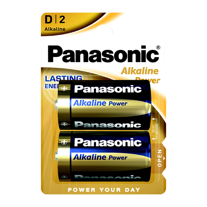 Батарейка 2шт Panasonic D LR20 MN1300 Alkaline Power - Retromagaz