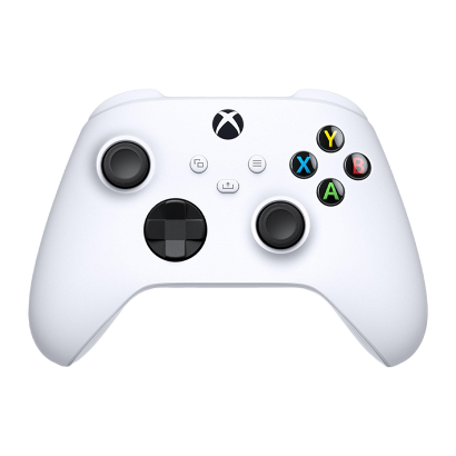 Геймпад Беспроводной Microsoft Xbox Series Version 4 Robot White Б/У Нормальный - Retromagaz