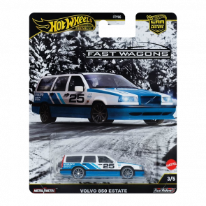 Машинка Premium Hot Wheels Volvo 850 Estate Fast Wagons 1:64 JKB68 Blue Машинка Premium Hot Wheels Volvo 850 Estate Fast Wagons 1:64 JKB68 Blue - Retromagaz
