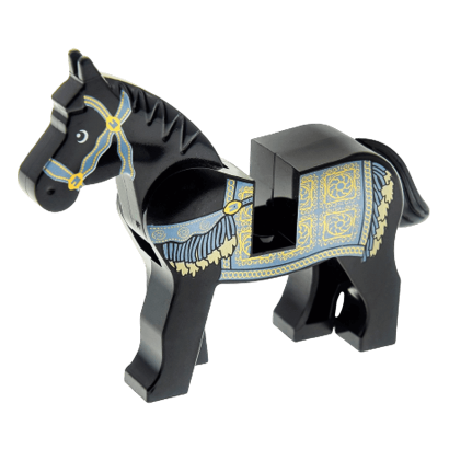 Фігурка Lego Horse Prince of Persia Black and White Eyes Persian Blanket Pattern Animals Земля 4493c01pb06 1 4594328 Black Б/У - Retromagaz