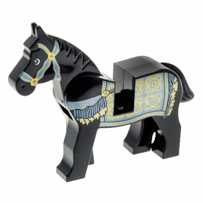 Фігурка Lego Земля Horse Prince of Persia Black and White Eyes Persian Blanket Pattern Animals 4493c01pb06 1 4594328 Black Б/У - Retromagaz