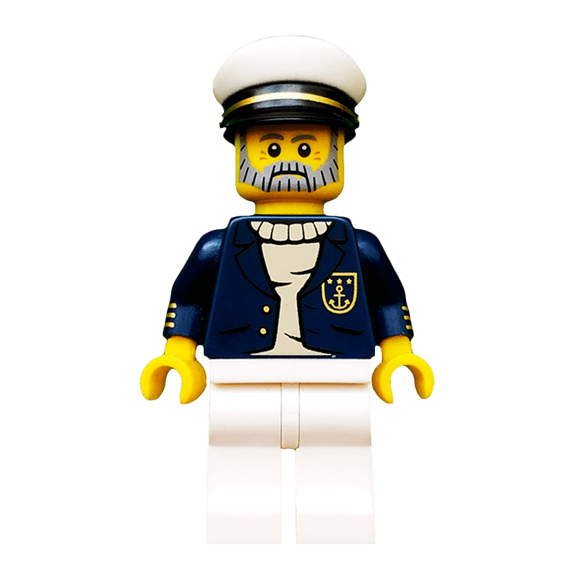 Фигурка Lego Series 10 Sea Captain Collectible Minifigures col154 Б/У - Retromagaz