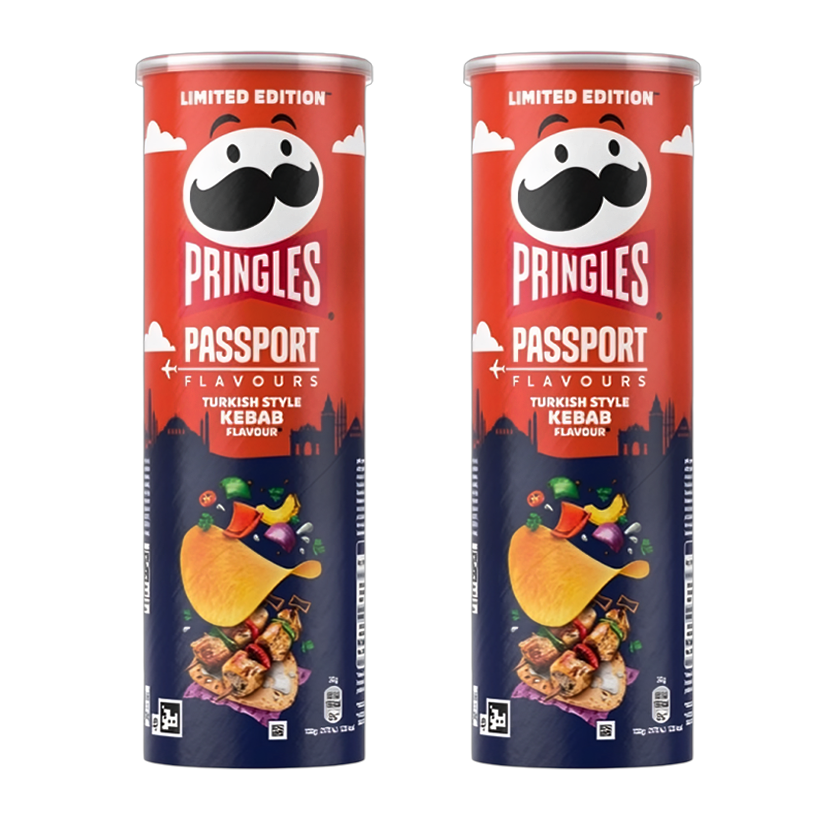 Набір Чипси 2шт Pringles Passport Flavours Turkish Style Kebab 165g - Retromagaz