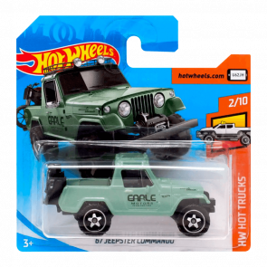 Машинка Базовая Hot Wheels '67 Jeepster Commando Hot Trucks 1:64 FYF06 Green