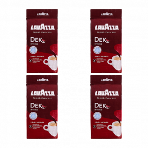 Набір Кава Мелена Lavazza 4шт Dek Intenso 250g - Retromagaz