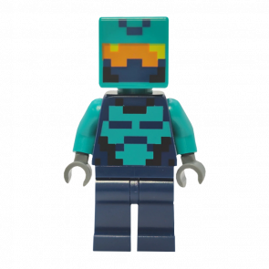 Фигурка Lego Minecraft Nether Hero Dark Blue Torso Games min152 Б/У - Retromagaz