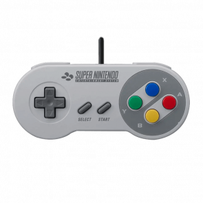 Геймпад Проводной Nintendo Wii RVL-005 Super Famicom SNES Classic Controller Grey 1m Б/У - Retromagaz