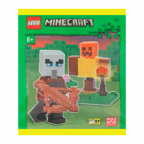 Конструктор Lego Фигурка Pillager with Training Dummy Minecraft 662306 min081 Новый - Retromagaz