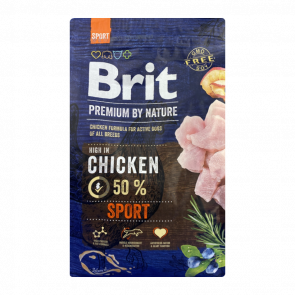 Сухий Корм Brit Premium Sport Курка Усіх Порід для Активних 3kg