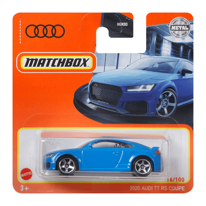 Машинка Велике Місто Matchbox Audi TT RS Coupe Showroom 1:64 GVX16/GXM24/HGK93 Blue - Retromagaz