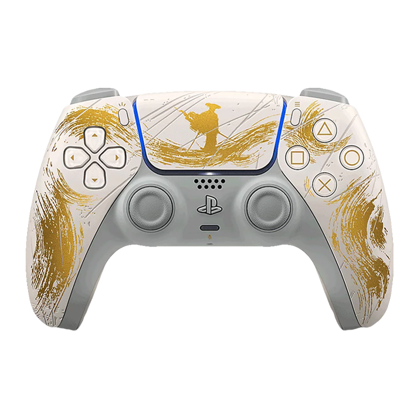 Геймпад Беспроводной Sony PlayStation 5 DualSense Ghost of Yotei Limited Edition Gold Б/У - Retromagaz