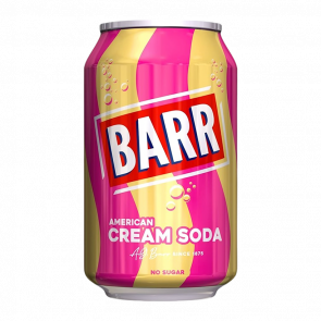 Напій Barr American Cream Soda Zero Sugar 330ml - Retromagaz