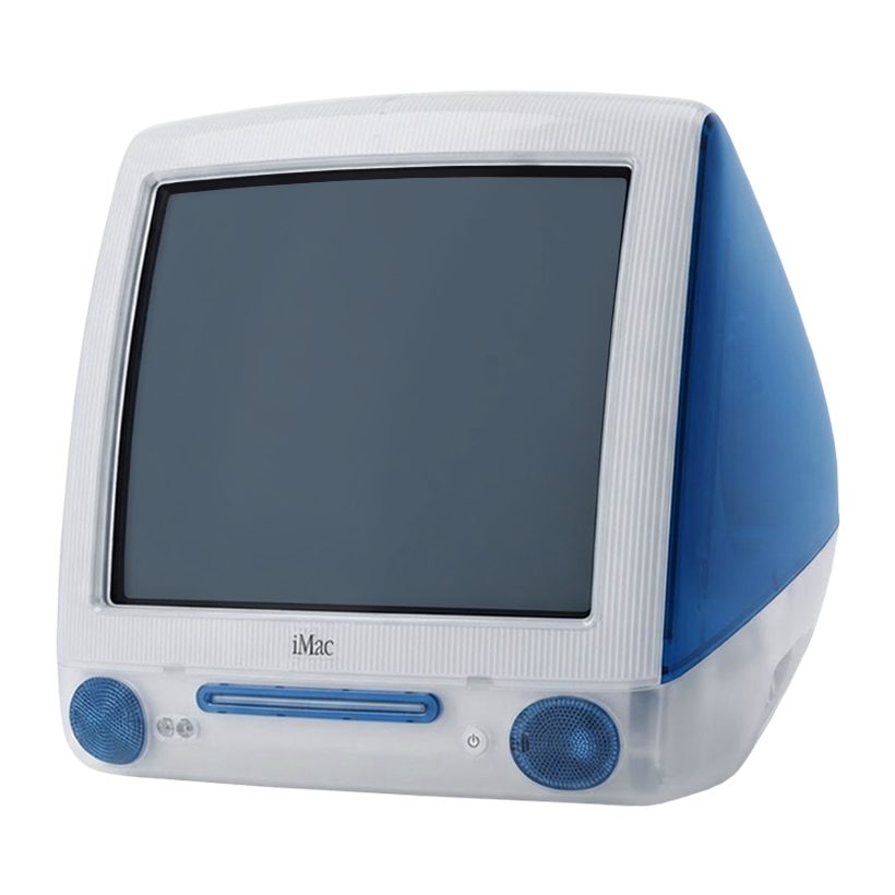 Комп'ютер Apple iMac G3 M5521 EMC 1857 Summer 500MHz RAM 64MB HDD 20GB 128PRO 15" Indigo Вживаний - Retromagaz
