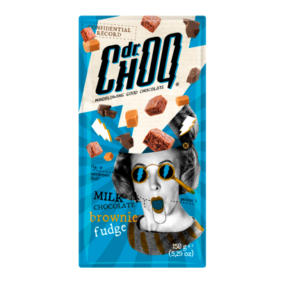Шоколад Молочный Dr. Choq Brownie-Fudge 150g - Retromagaz